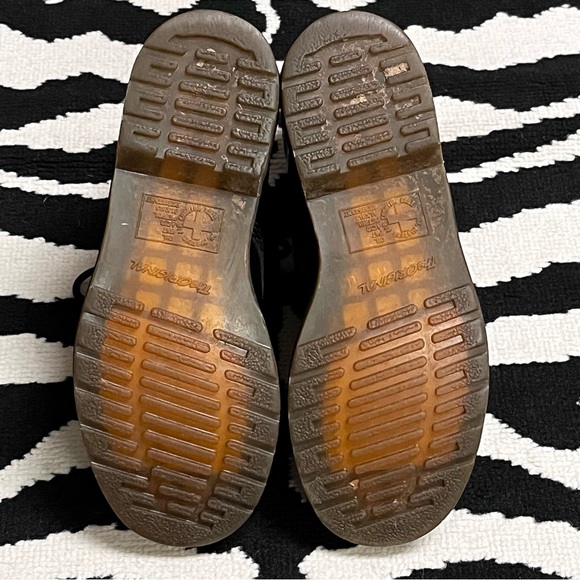 Dr Martens 1460W 8-Eye Combat Boots Black Size 7 - Picture 10 of 11